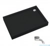 Schedpol Schedline Favory Plus brodzik prostokątny 100x80x16cm Czarny Mat 3ST.F1P-80100/C/MG